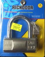 Picture of RICHDOOR Pad Lock with Solid Brass Cylinder 70mm