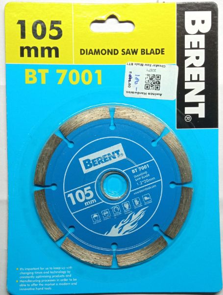 Picture of BERENT Diamond Saw Blade 105mm BT7001