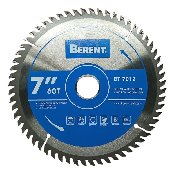 Picture of BERENT Round Saw Blade 7" (60T) BT7012