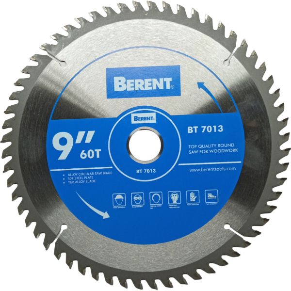 Picture of  BERENT Round Saw Blade 9" (60T) BT7013 