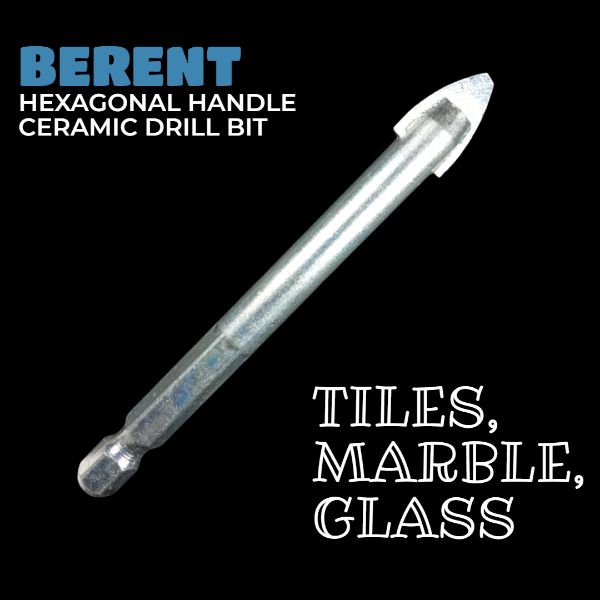 Picture of BERENT Hexagonal Handle Ceramic Tiles Drill Bit  10mm 