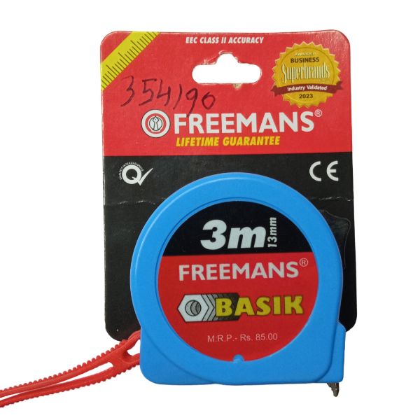 Picture of FREEMANS MEASURING TAPE 3 METER