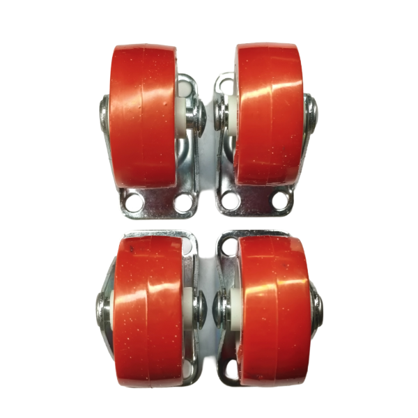 Picture of CHENG TAO Heavy Duty Caster Wheels, 4 pcs, for Kitchen Cabinets, Table, Trolley, Cooler Swivel Furniture Caster (Pack of4)