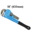 Picture of BERENT Pipe wrench, Dipped Handle 450mm BT1164