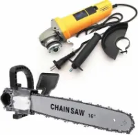 Picture of Angle grinder to Chain saw convertion Adapter or Attachment