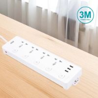 Picture of Wining Star Extension Box – 3 Sockets + 3 USB Ports (10A)
