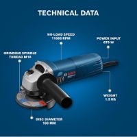 Picture of BOSCH Professional GWS 600 670W Angle Grinder