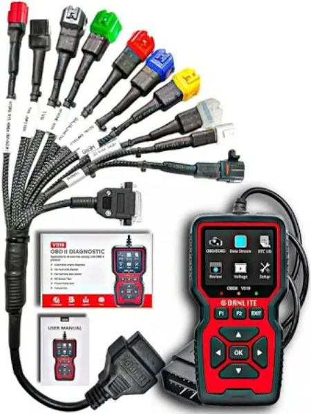 Picture of OBD 2 DIAGNOSTIC V519 obd tool kit with 11 Cable 