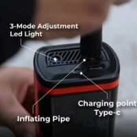 Picture of Ralli Wolf 4in1 150PSI Cordless Air Inflator, 5400 mAh Battery for Car, Bike, Cycle, Ball (RCAI-150) - 6 Months Waranty