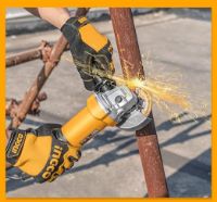 Picture of INGCO Angle Grinder, 100mm | 900W | 11000 RPM Power Grinder, Electric Metal ​Grinder with 1pcs Auxiliary Handle