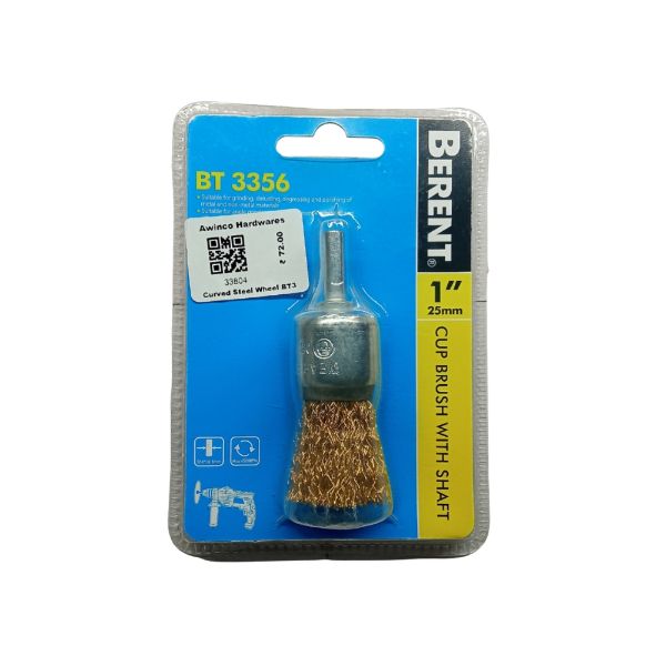 Picture of BERENT Cup Brush with Shaft 1" (25mm) BT3356