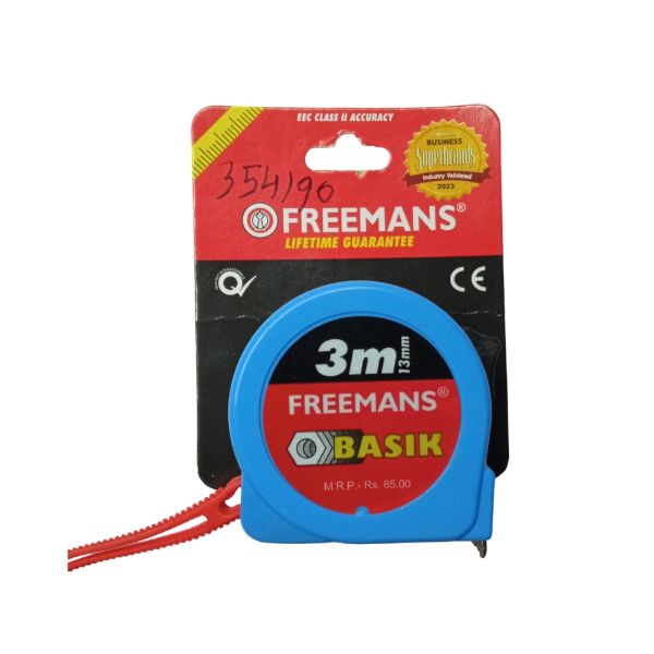 Picture of FREEMANS MEASURING TAPE 3 METER