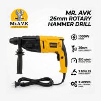 Picture of MR.AVK 1000W Rotary Hammer Drill | SDS Plus Chuck | 26mm Concrete Drilling Capacity | Professional Power Tool