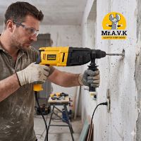 Picture of MR.AVK 1000W Rotary Hammer Drill | SDS Plus Chuck | 26mm Concrete Drilling Capacity | Professional Power Tool