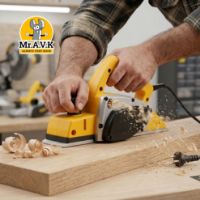 Picture of MR.AVK 600W Electric Wood Planer Machine | 82mm Planner Width | High-Speed Woodworking Power Tool
