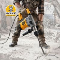Picture of MR.AVK 1500W Demolition Hammer 8kg | Electric Concrete Breaker & Chiseling Machine